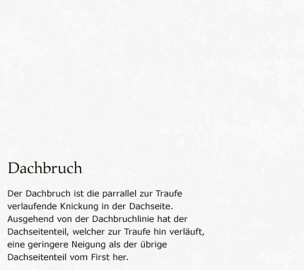 Dachbruch